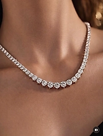 VIP Rodyum Su Yolu Kolye