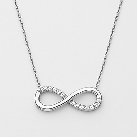 925 Ayar Gümüş Sonsuzluk Kolyesi | Sihirli Eller Accessory