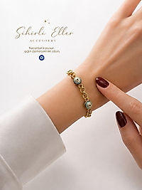 14K VIP Nazar Detaylı Bileklik
