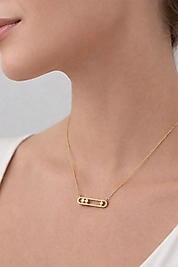 Aurielle Mexica Üç Taş Zarif Kolye